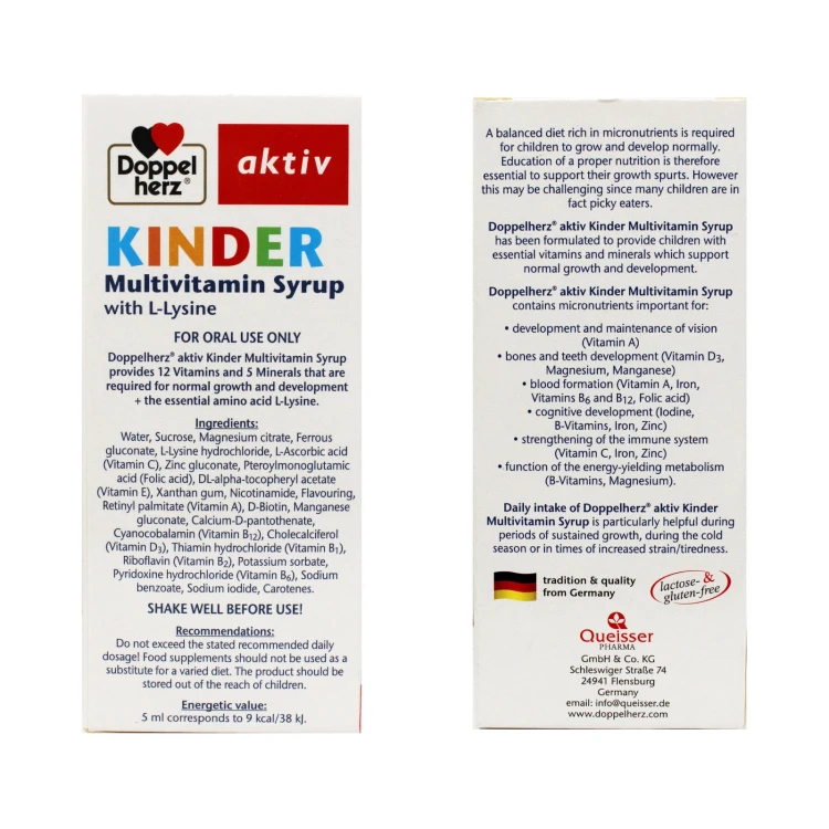 Doppelherz Aktiv kinder multivitamin syrup 150ML